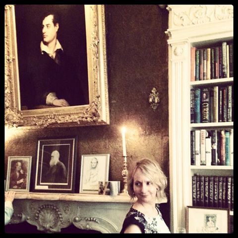At the home/office of John Murray, Byron's publisher.